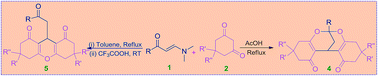 Graphical abstract: Acid promoted synthesis of cyclic 1,3-dione fused symmetrical 2,8-dioxabicyclo[3.3.1]nonanes