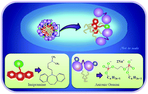 Graphical abstract: Mixed micellization of dimeric surfactant–amphiphilic drug systems: effect of surfactant structure