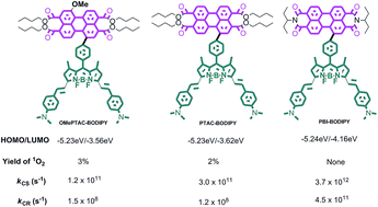 Graphical abstract: An experimental and theoretical study of dimethylaminostyryl BODIPY-perylenetetracarboxylic derivative dyads: synthesis, properties and DFT calculation