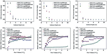 Graphical abstract: Impact of carbon nanotubes on the mobility of sulfonamide antibiotics in sediments in the Xiangjiang River