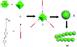 Graphical abstract: Rational design of photo-responsive supramolecular nanostructures based on an azobenzene-derived surfactant-encapsulated polyoxometalate complex