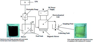 Graphical abstract: Continuous electrocoagulation treatment of pulp and paper mill wastewater: operating cost and sludge study