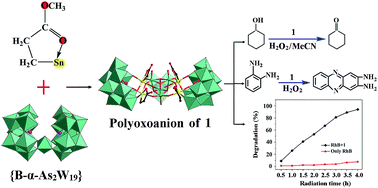 Graphical abstract: A new boat-like tungstoarsenate functionalized by carboxyethyltin and its catalytic properties