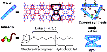 Graphical abstract: One-pot synthesis of MWW zeolite nanosheets using a rationally designed organic structure-directing agent