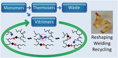 Graphical abstract: Vitrimers: permanent organic networks with glass-like fluidity