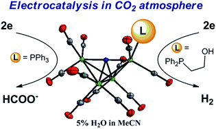 Graphical abstract: A pendant proton shuttle on [Fe4N(CO)12]− alters product selectivity in formate vs. H2 production via the hydride [H–Fe4N(CO)12]−