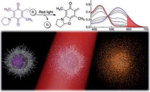 Graphical abstract: Efficient red light photo-uncaging of active molecules in water upon assembly into nanoparticles