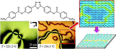 Graphical abstract: Domain walls and anchoring transitions mimicking nematic biaxiality in the oxadiazole bent-core liquid crystal C7