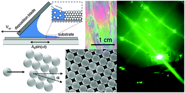 Graphical abstract: Flow-induced alignment of (100) fcc thin film colloidal crystals