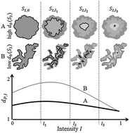 Graphical abstract: Reconstructing the fractal dimension of granular aggregates from light intensity spectra