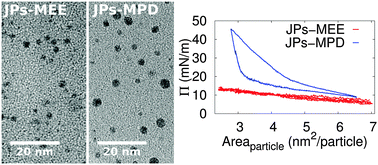 Graphical abstract: A simple strategy to improve the interfacial activity of true Janus gold nanoparticles: a shorter hydrophilic capping ligand