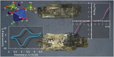 Graphical abstract: Li3Fe2(HPO3)3Cl: an electroactive iron phosphite as a new polyanionic cathode material for Li-ion battery