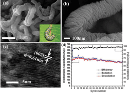 Graphical abstract: Solvent-mediated directionally self-assembling MoS2 nanosheets into a novel worm-like structure and its application in sodium batteries