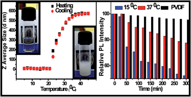 Graphical abstract: Temperature triggered antifouling properties of poly(vinylidene fluoride) graft copolymers with tunable hydrophilicity