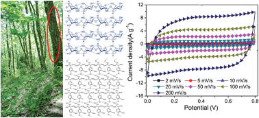 Graphical abstract: Lignosulphonate-cellulose derived porous activated carbon for supercapacitor electrode