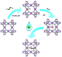 Graphical abstract: Functionalized metal–organic framework as a new platform for efficient and selective removal of cadmium(ii) from aqueous solution