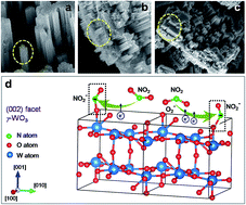 Graphical abstract: Vertically aligned, double-sided, and self-supported 3D WO3 nanocolumn bundles for low-temperature gas sensing