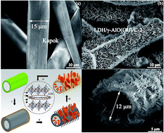 Graphical abstract: Synthesis of a 3D hierarchical structure of γ-AlO(OH)/Mg–Al-LDH/C and its performance in organic dyes and antibiotics adsorption