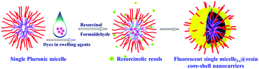 Graphical abstract: Ultrasmall single micelle@resin core–shell nanocarriers as efficient cargo loading vehicles for in vivo biomedical applications