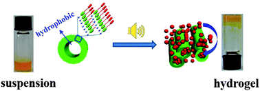 Graphical abstract: Sugar based nanotube assembly for the construction of sonication triggered hydrogel: an application of the entrapment of tetracycline hydrochloride