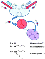 Graphical abstract: Enhanced electro-optic activity from the triarylaminophenyl-based chromophores by introducing heteroatoms to the donor