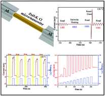 Graphical abstract: Ultrahigh performance negative thermal-resistance switching based on individual ZnO:K, Cl micro/nanowires for multibit nonvolatile resistance random access memory dual-written/erased repeatedly by temperature or bias