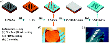 Graphical abstract: 3-D conformal graphene for stretchable and bendable transparent conductive film