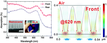 Graphical abstract: Broadband bidirectional visible light absorber with wide angular tolerance