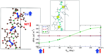 Graphical abstract: Magnetoelectric coupling and spin-induced electrical polarization in metal–organic magnetic chains