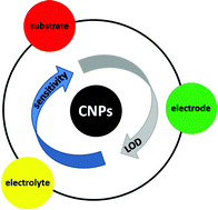 Graphical abstract: Employment of electrostatic interactions for amperometric detection of carbon nanoparticles in a FIA system