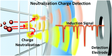 Graphical abstract: A neutralization charge detection method for detecting ions under ambient and liquid-phase conditions