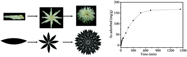 Graphical abstract: Iron–naphthalenedicarboxylic acid gels and their high efficiency in removing arsenic(v)