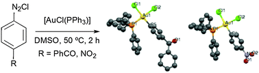 Graphical abstract: Arenediazonium salts as electrophiles for the oxidative addition of gold(i)