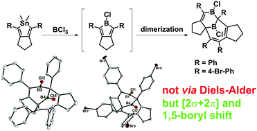 Graphical abstract: Synthesis and fluxional behaviour of novel chloroborole dimers