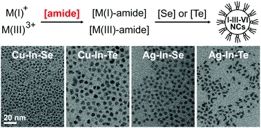 Graphical abstract: Cu–In–Te and Ag–In–Te colloidal nanocrystals with tunable composition and size