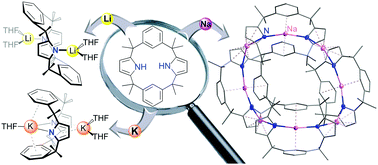 Graphical abstract: Revealing the remarkable structural diversity of the alkali metal transfer agents of the trans-calix[2]benzene[2]pyrrolide ligand