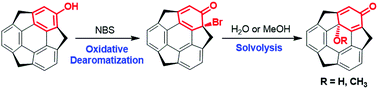 Graphical abstract: Sumanene derivatives functionalized at the internal carbon