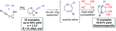 Graphical abstract: Accessing alternative reaction pathways of the intermolecular condensation between homo-propargyl alcohols and terminal alkynes through divergent gold catalysis