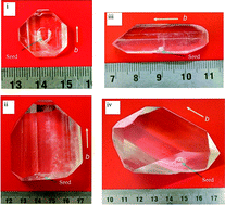 Graphical abstract: Growth of l-arginine phosphate monohydrate crystals in different orientations to achieve isometric morphology for device applications