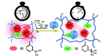 Graphical abstract: Saccharide-induced modulation of photoluminescence lifetime in microgels