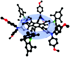 Graphical abstract: Energy redistribution dynamics in triarylamine–triarylborane containing hexaarylbenzenes