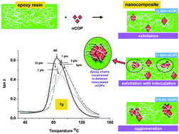 Graphical abstract: Copper oxide nanoparticles in an epoxy network: microstructure, chain confinement and mechanical behaviour