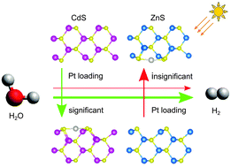 Graphical abstract: Understanding divergent behaviors in the photocatalytic hydrogen evolution reaction on CdS and ZnS: a DFT based study