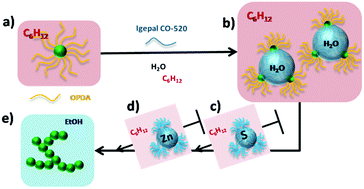 Graphical abstract: Inorganically coated colloidal quantum dots in polar solvents using a microemulsion-assisted method