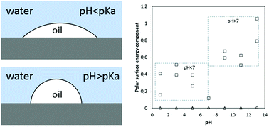 Graphical abstract: Two-liquid wetting properties as a surface polarity probe for hydrophobic coatings