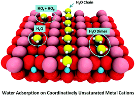 Graphical abstract: Structural motifs of water on metal oxide surfaces