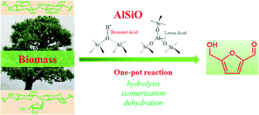 Graphical abstract: High yield production of HMF from carbohydrates over silica–alumina composite catalysts