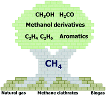 Graphical abstract: Methane conversion into different hydrocarbons or oxygenates: current status and future perspectives in catalyst development and reactor operation