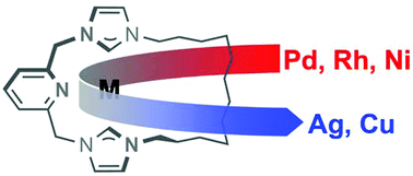 Graphical abstract: Well-defined coinage metal transfer agents for the synthesis of NHC-based nickel, rhodium and palladium macrocycles