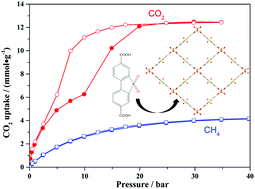 Graphical abstract: Enhanced gas sorption and breathing properties of the new sulfone functionalized COMOC-2 metal organic framework